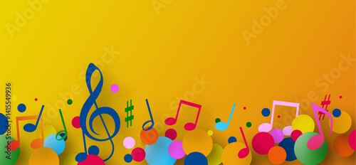 sfondo, note, note musicali, musica, festa