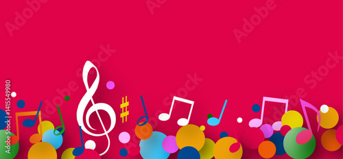 sfondo, note, note musicali, musica, festa