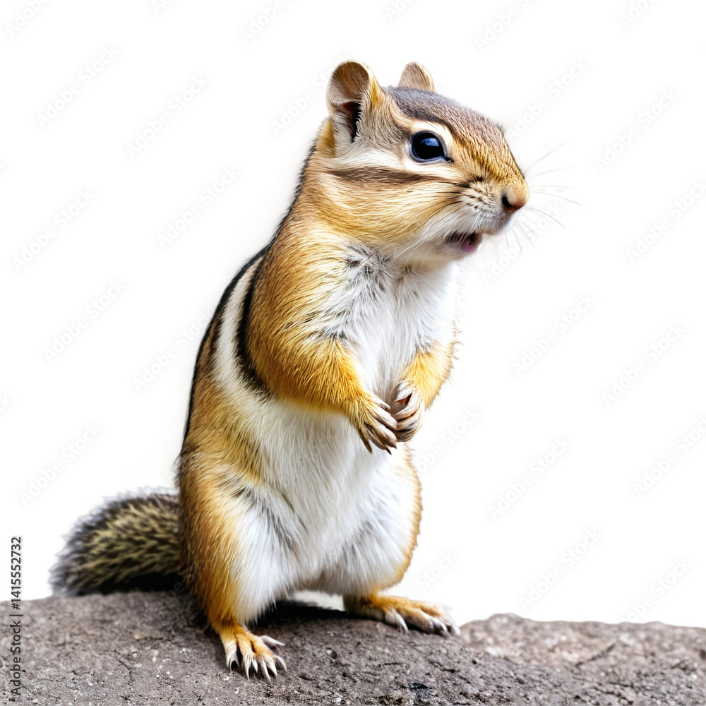 Obraz premium chipmunk isolated on transparent background