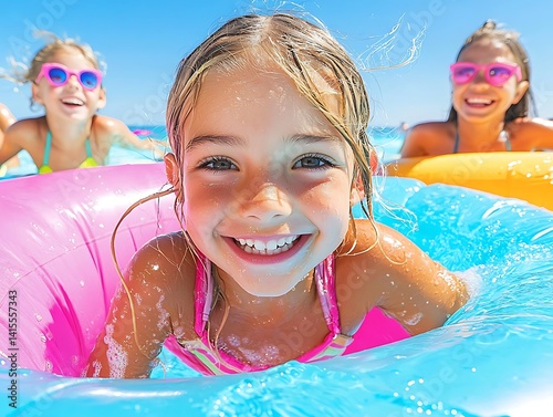 Kids Swimming Pool Fun