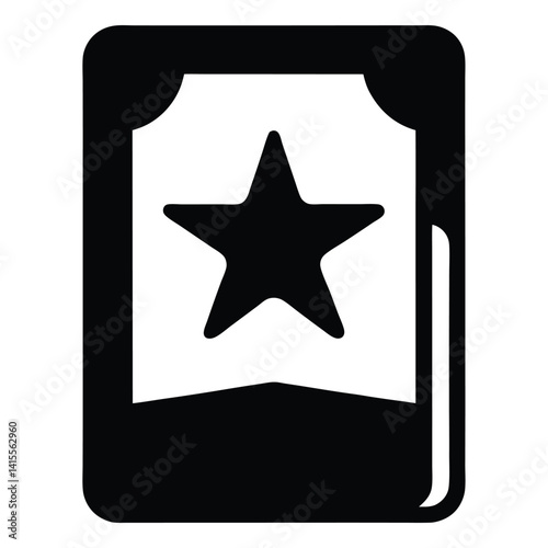 trading collectible card icon silhouette flat vector