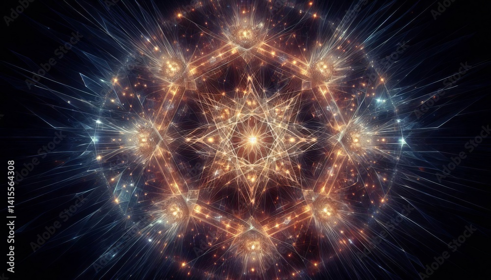 Crystallized Grid A crystalline grid with glowing energy coursin Crystallized Grid A crystalline grid with glowing energy coursin