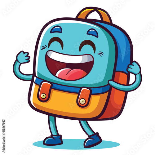 Happy backpack character (1)