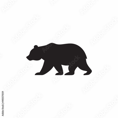 bear silhouette, bear vector, wild animal silhouette, forest animal vector, black bear clipart, grizzly bear silhouette, bear walking vector, wildlife icon, roaring bear illustration,