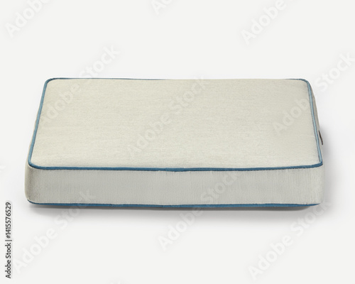 Obraz na płótnie Comfortable pet bed resting on white background w salonie