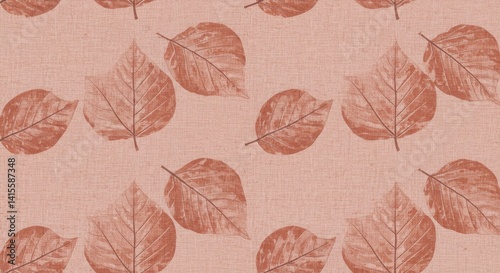 Abstract leaf pattern background texture illustration design art