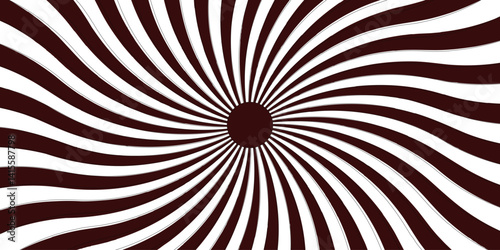 Vector colorful Fractal burst retro maroon and white vector backdrop sunburst vintage backdrop Modern seamless retro vintage burst sunrise sunbeam element spiral striped illustration sunray template