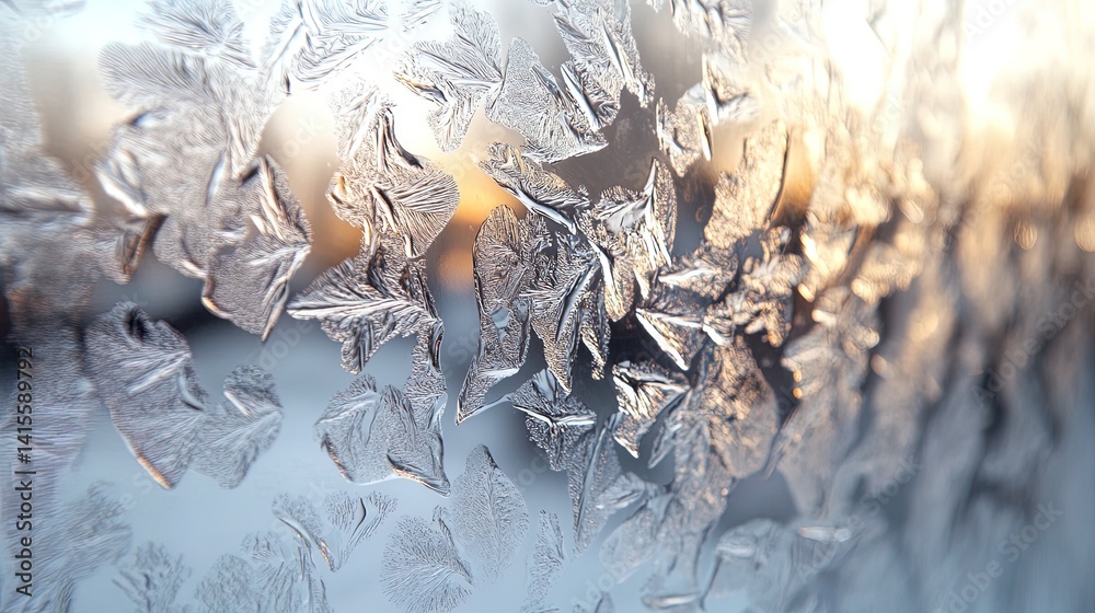 Obraz premium A frosted glass effect background with soft blur and light reflections