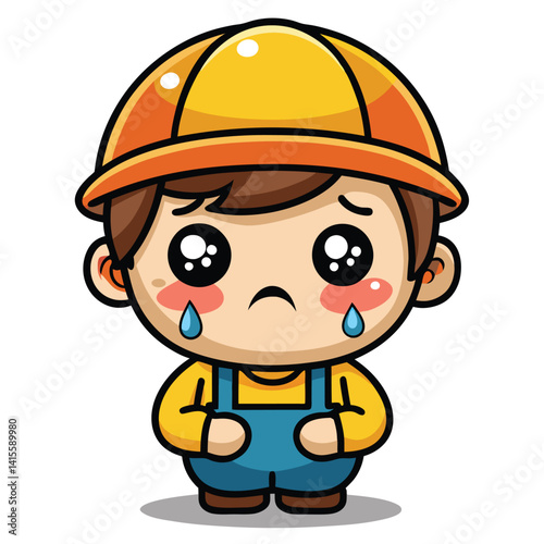 Sad construction worker cartoon (1)