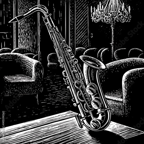 Saxophone in an Empty Room