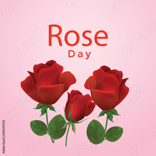  Rose day Illustration