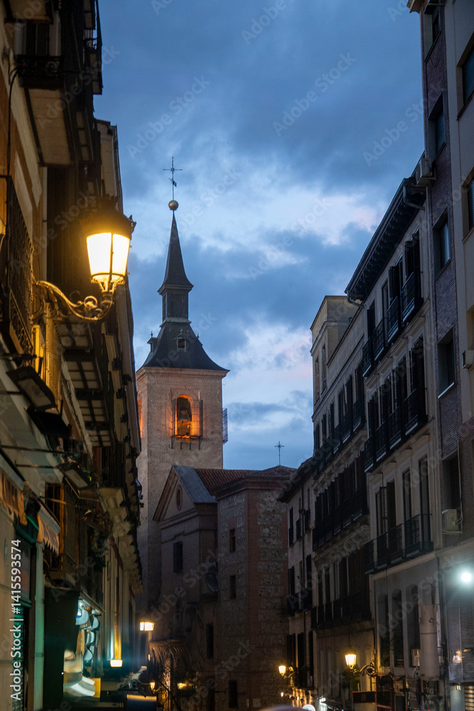 Naklejka premium :a day in Madrid, Spain