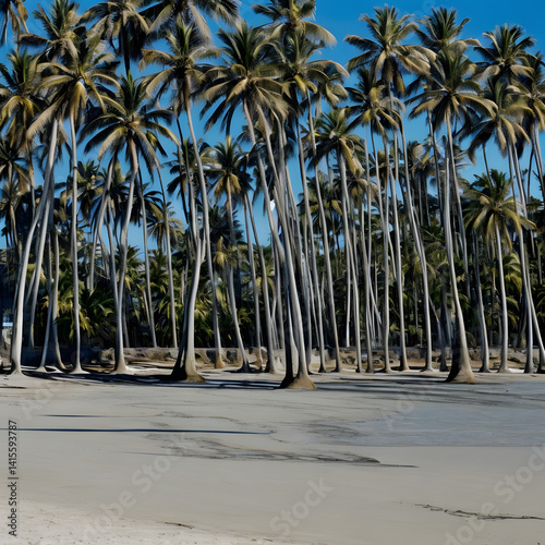 palm tree on the beach