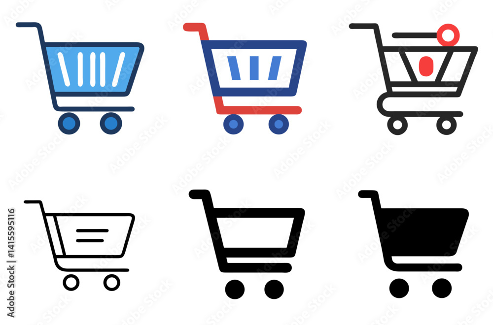 Shopping Cart Icon E-commerce Symbol Shopping Cart Icon E-commerce Symbol