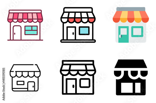 Store Icon Marketplace Business Symbol