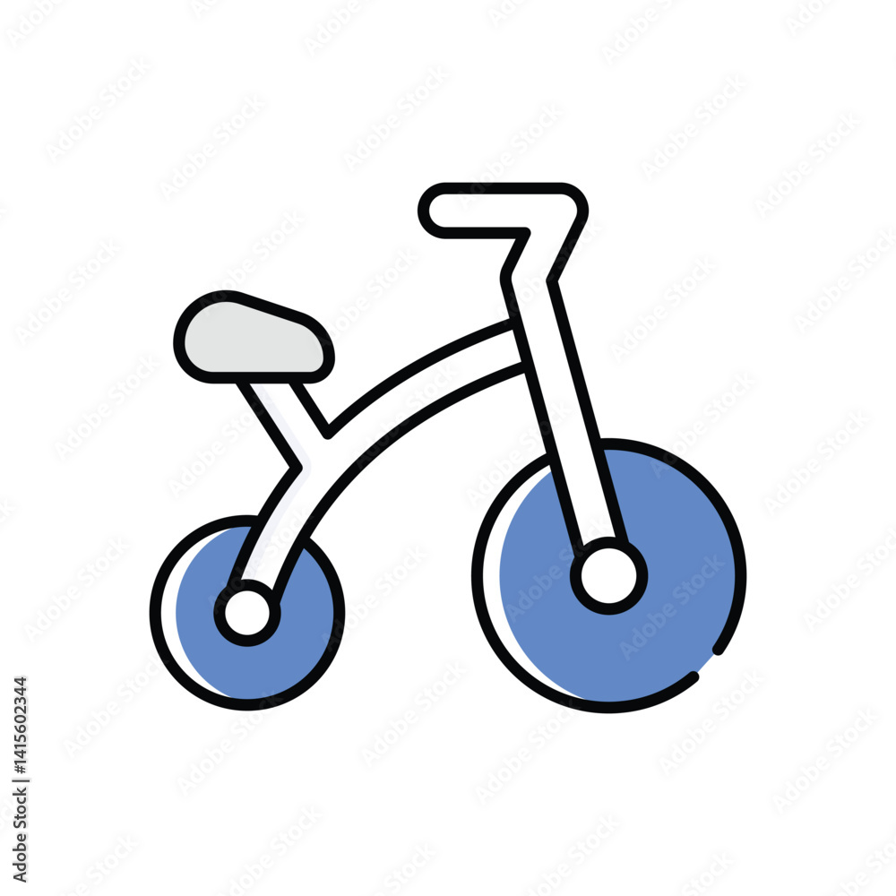 Tricycle Vector icon Tricycle Vector icon