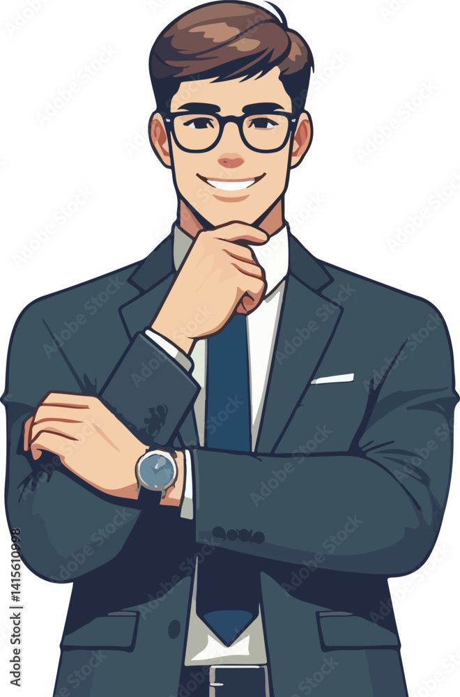 vector business people gesture folding hands vector business people gesture folding hands