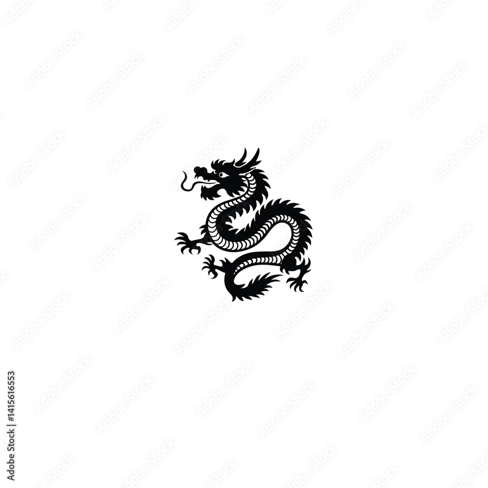 Fototapeta premium chinese dragon symbol