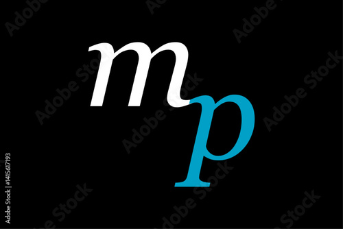 MP Logo Design – Bold Letter Concept with Modern Aesthetics for Creative Branding & Visual Identity