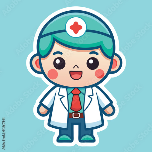 Cute Cartoon Doctor