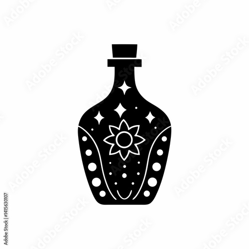 creative Silhouette elixir Icon Vector Illustration