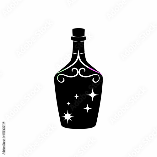 creative Silhouette elixir Icon Vector Illustration
