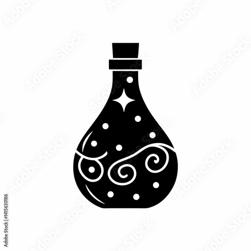 creative Silhouette elixir Icon Vector Illustration