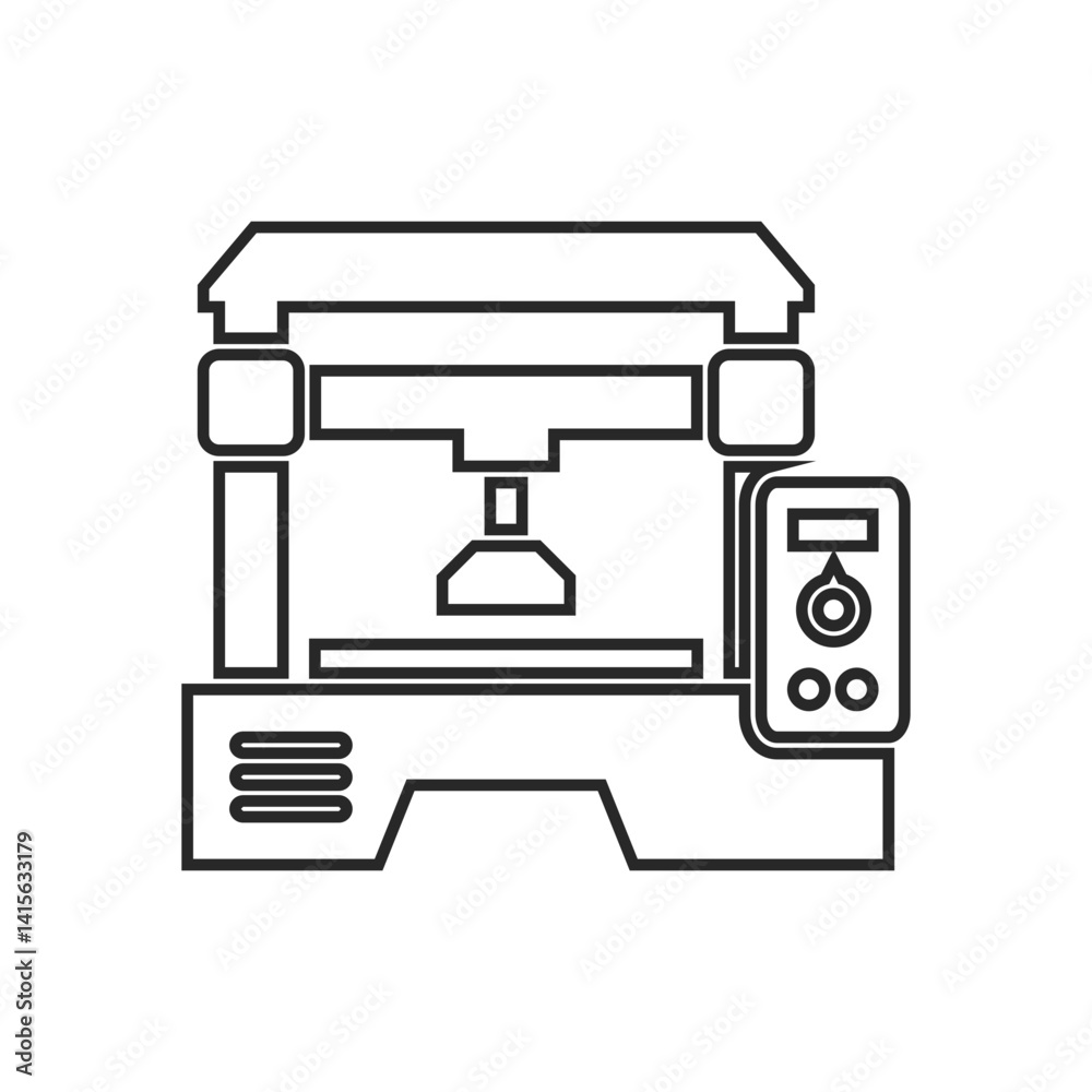 manufacturing line element icon manufacturing line element icon
