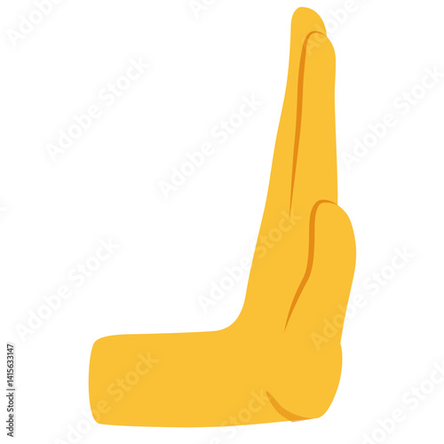 Raised Back of Hand Emoji
