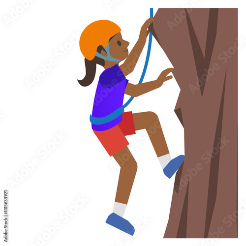 Woman Climbing Emoji