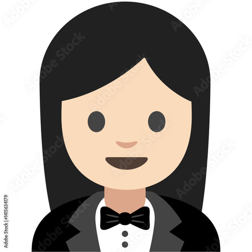 Woman in Tuxedo Emoji