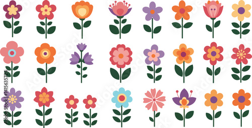 Flwer design pattern image silhouette