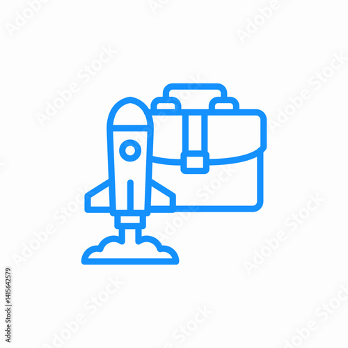 business startup icon sign vector