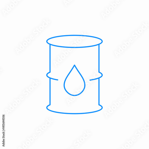 oil barrel icon sign vector