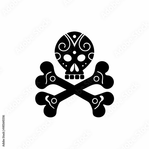 creative Silhouette poison Icon Vector Illustration