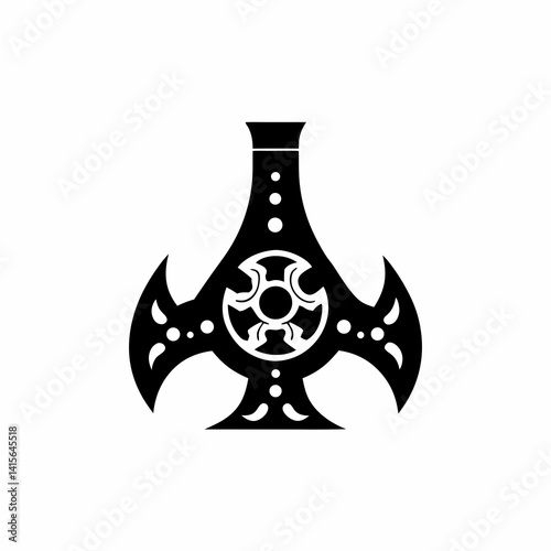 creative Silhouette poison Icon Vector Illustration