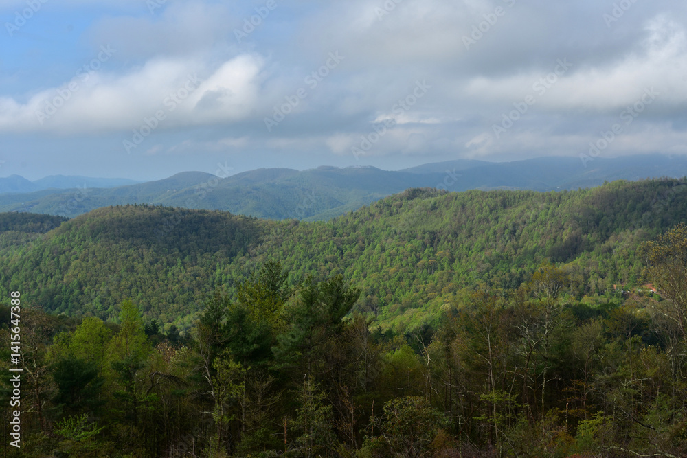 Rolling Hills Along the Blue Ridge Parkway Rolling Hills Along the Blue Ridge Parkway