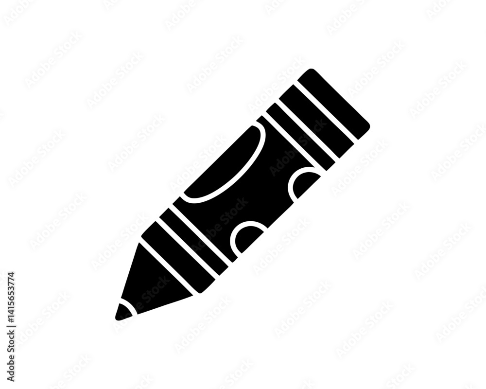 creative details Crayon Icon Vector Illustration creative details Crayon Icon Vector Illustration