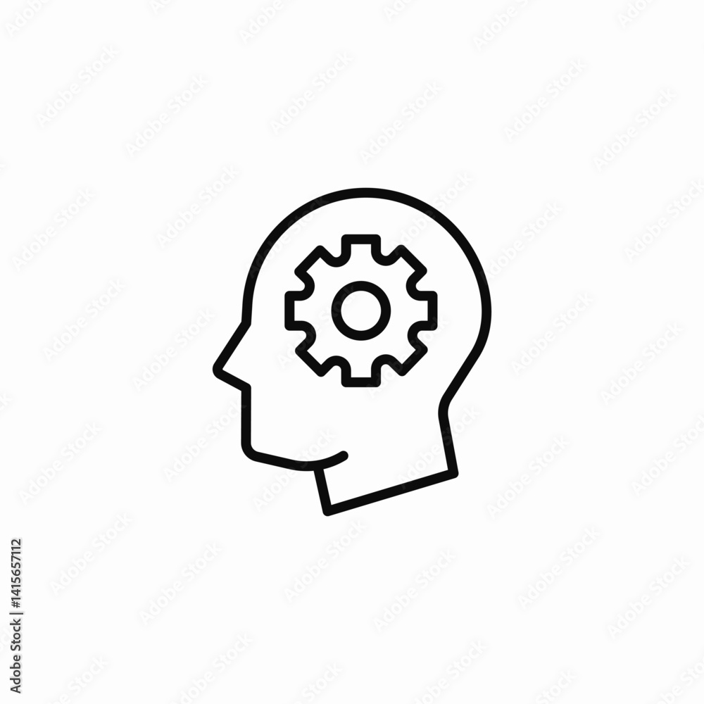head gear process icon sign vector head gear process icon sign vector