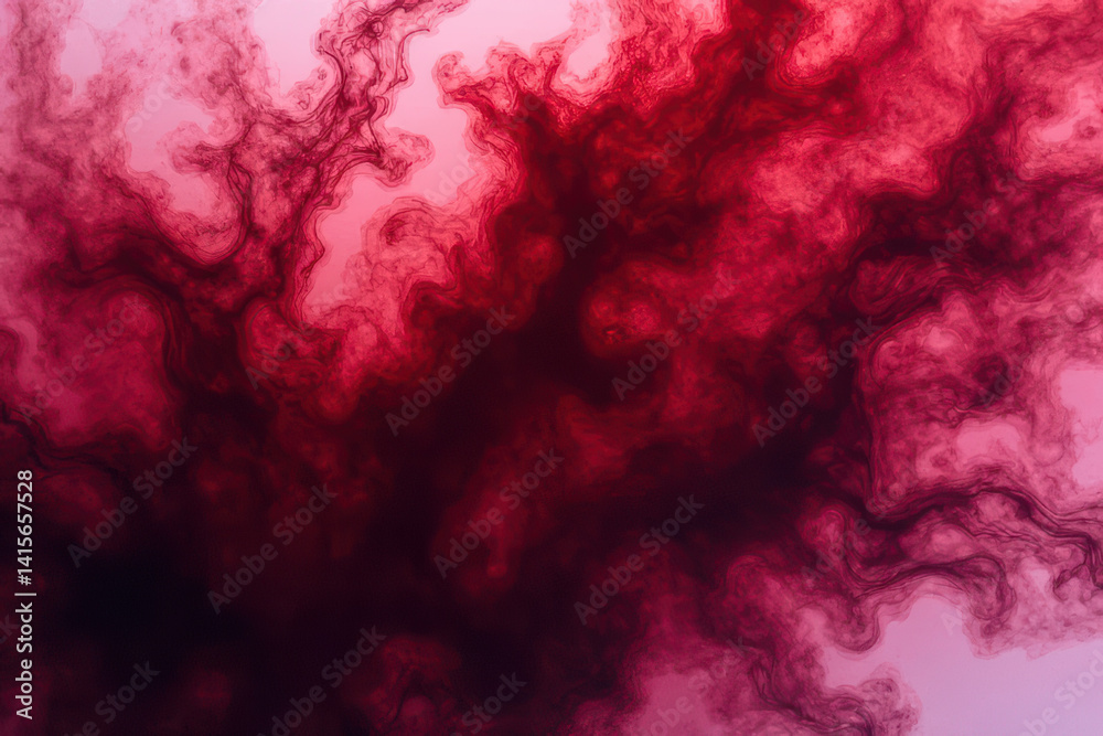 Mesmerizing Ink Swirls: Close-Up Photography of Maroon and Burgundy Blending in Water Mesmerizing Ink Swirls: Close-Up Photography of Maroon and Burgundy Blending in Water