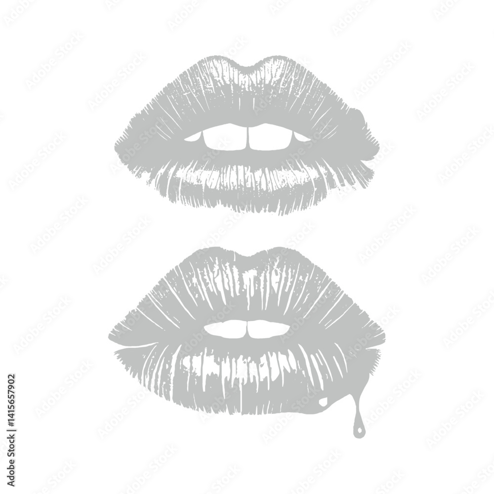 vector illustration of lips vector illustration of lips