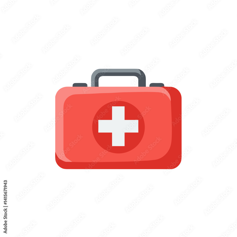 First aid kit icon for medical and emergency apps First aid kit icon for medical and emergency apps