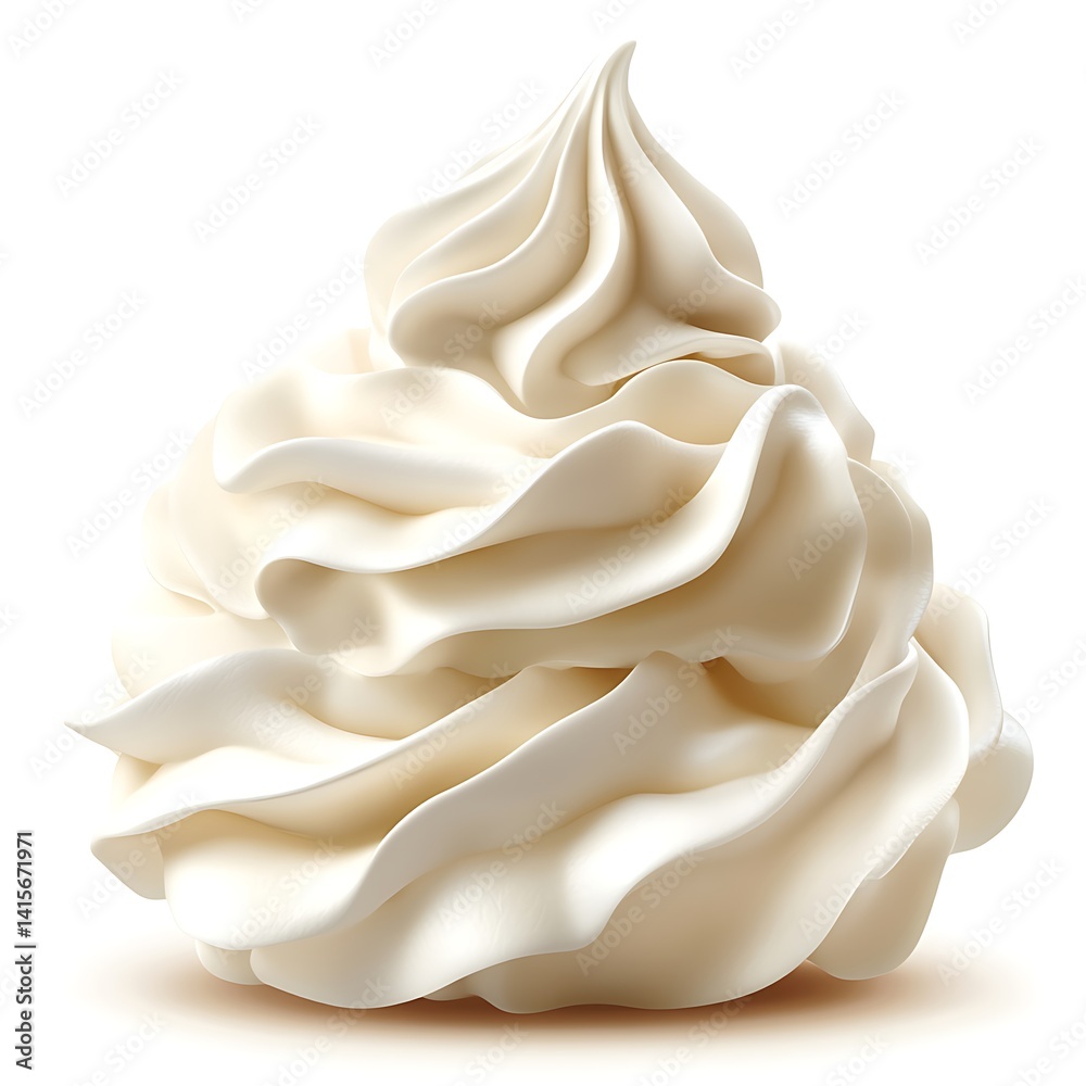Creamy Velvety Whipped Swirl with Elegant Texture and Delicious Appeal Creamy Velvety Whipped Swirl with Elegant Texture and Delicious Appeal
