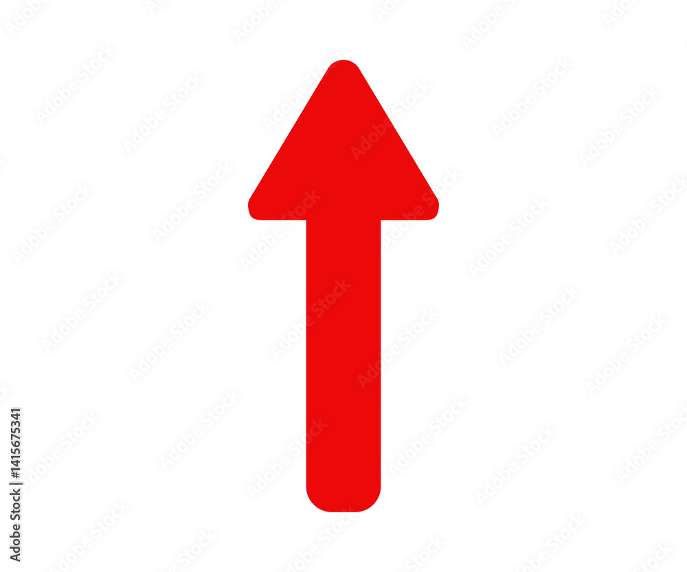 Red arrow up icon. Simple red arrow up symbol illustration on transparent background.
Red arrow up icon. Simple red arrow up symbol illustration on transparent background.