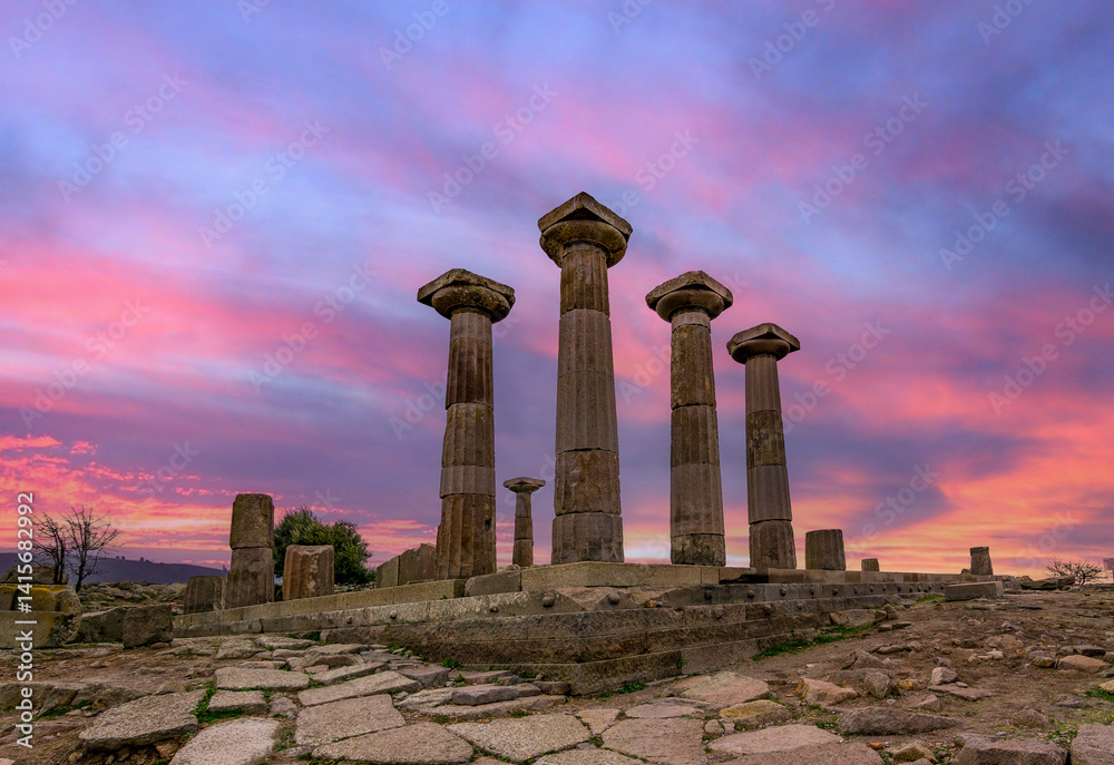The Assos Ancient City in Turkey