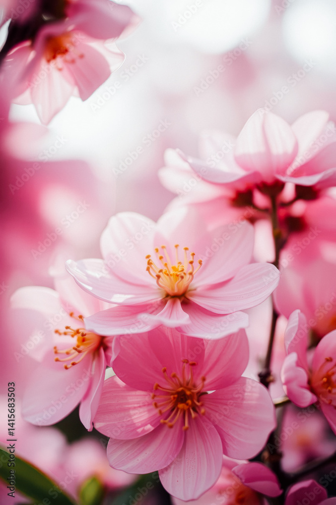 Close-up Shot of Beautiful Pink Blossoms in Spring Close-up Shot of Beautiful Pink Blossoms in Spring