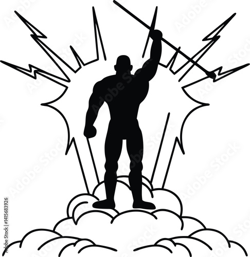 silhouette of a man, minimalist, motionless, eerie, stark, vague, body outline, figure in shadow