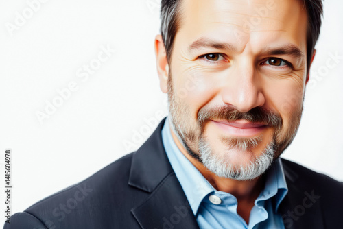 Confident Businessman Portrait Close-up