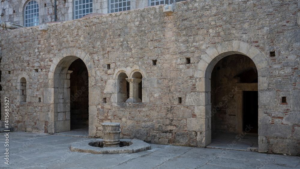 Naklejka premium St Nicholas Church, Santa Claus Church, in Demre, Turkey. It is a historic East Roman basilica church of ancient city Myra.