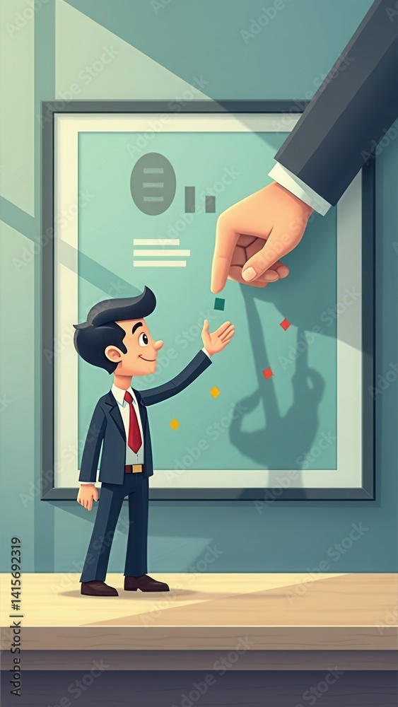 Manager plan to increase company productivity. Concept for productivity management.